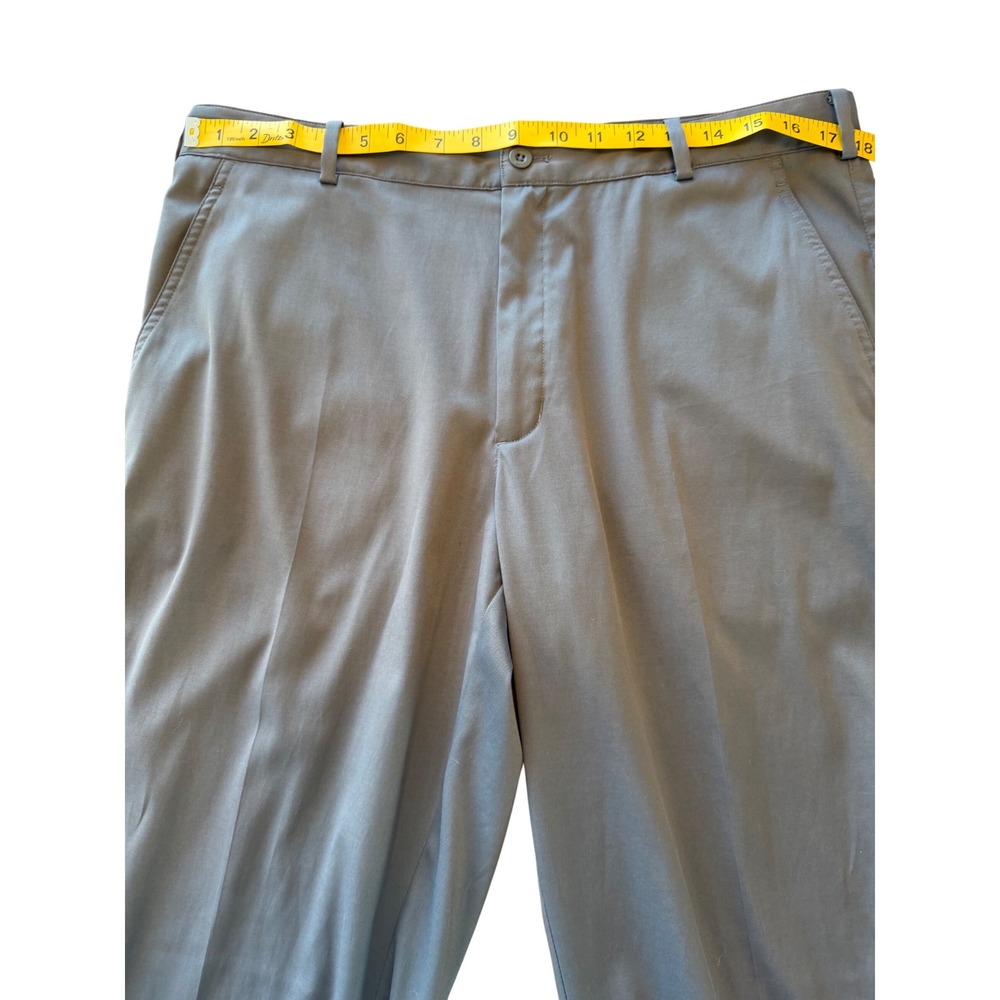 Nike Golf Dri-FIT Mens Gray Flat Front Performance Golf Pants 34x30 Stretch - Picture 2 of 8